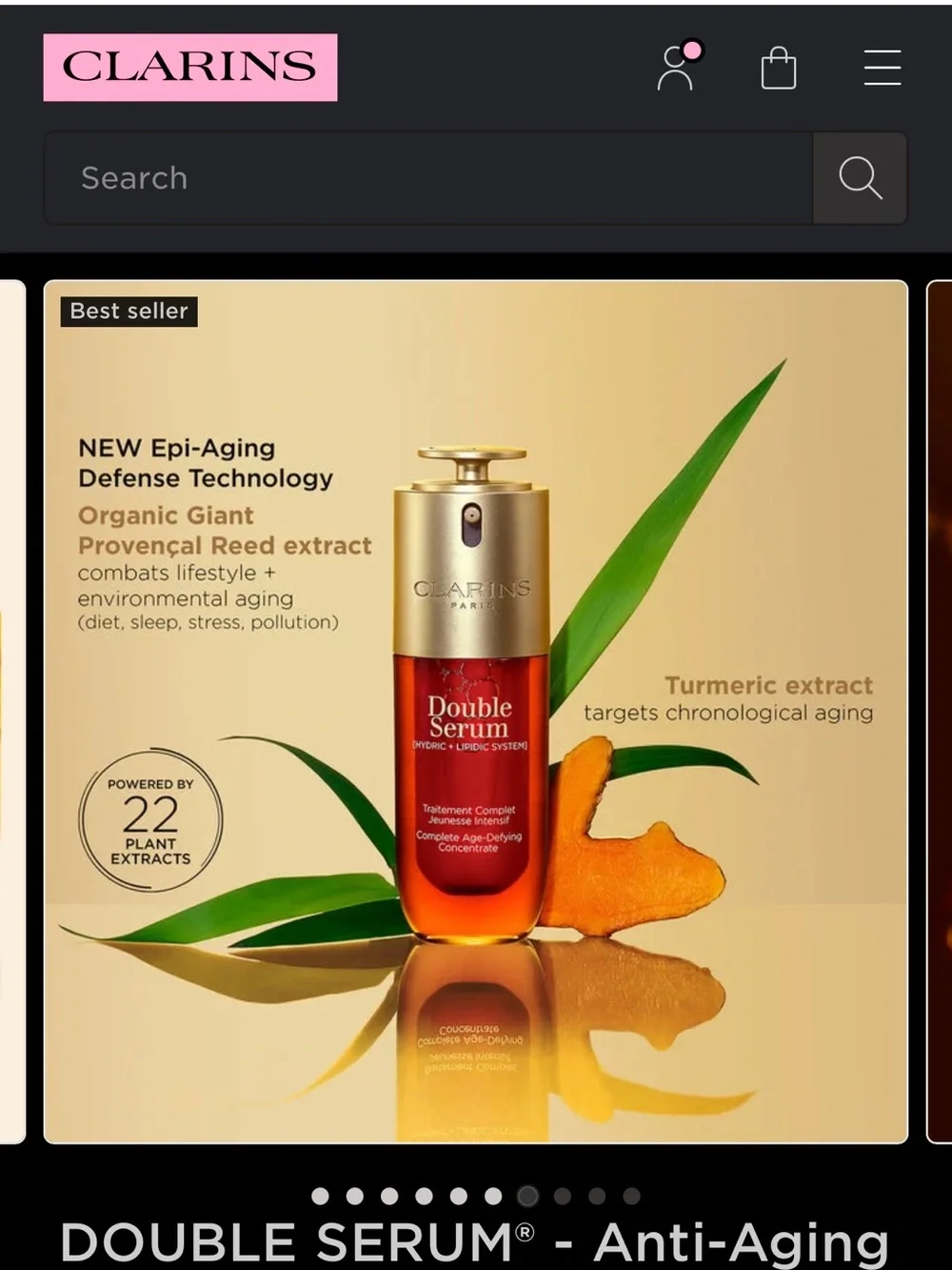 Clarins Double Serum — 2.5 Fl oz
